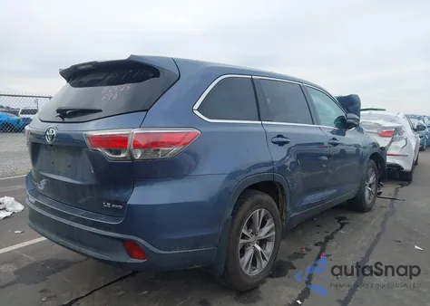 2014 Toyota Highlander Le Plus V6 из США, поврежденный, VIN 5TDBKRFH0ES060031